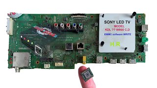 SONY KDL-50W800C & D model led tv EMMC software write EASY JTAG plus screenshot 4