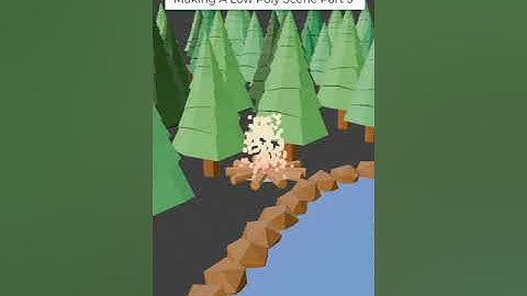 Blender Tutorial Day #73 - Making A Low Poly Scene Part 3