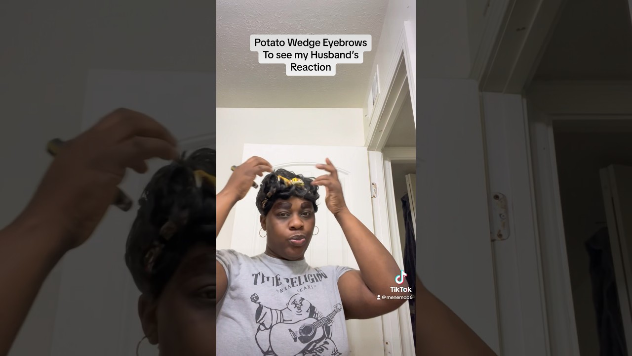 Potato Wedge Eyebrows to see his reaction 😂 funny shortvideos shorts