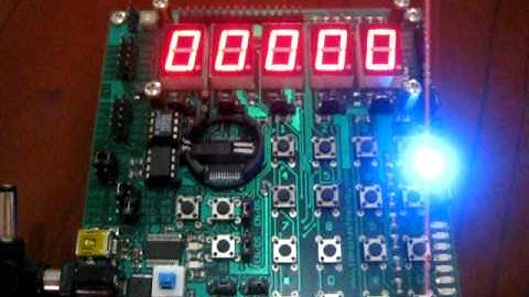 ✅ PROGRAMACIÓN DE MICROCONTROLADOR PIC 16F887 CON BOTON Y DISPLAY