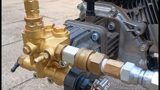 COMET Pressure Washer Pump TEST, Model: BXD 2530, COMET Pump Test, Honda GX200 Engine.