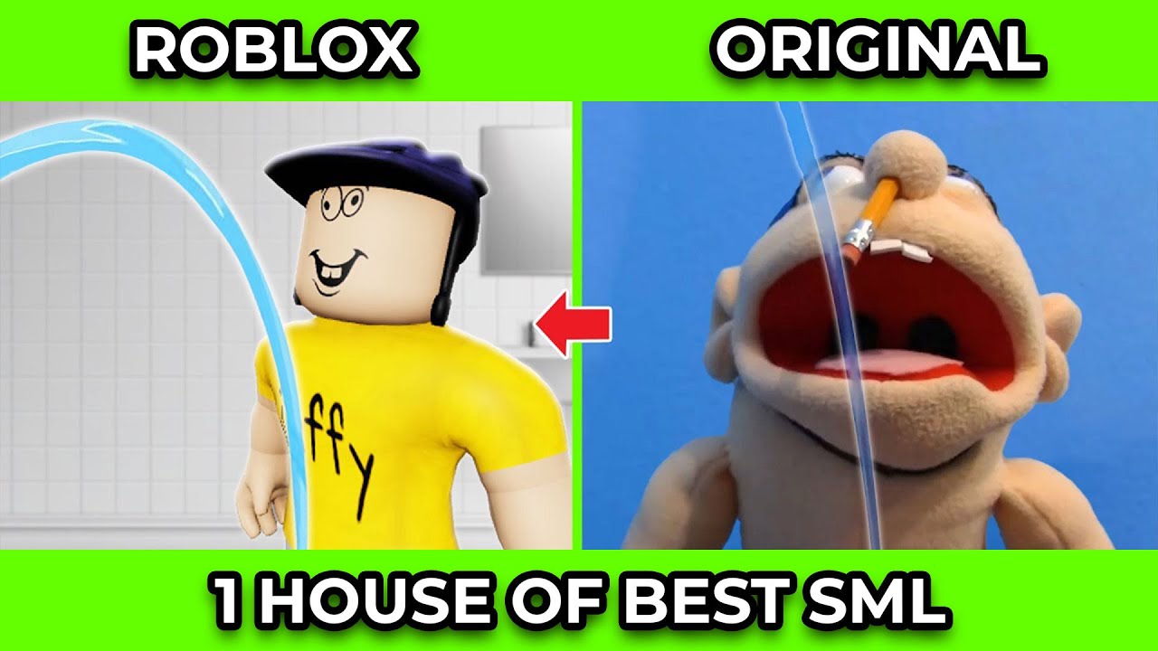 SML Movie vs SML ROBLOX: 1+ HOURS OF BEST SML VIDEOS ! Side by Side #2