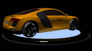 Audi R8 Model (3Ds Max)