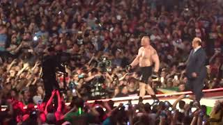 WWE WRESTLEMANIA 32 - BROCK LESNAR ENTRANCE - AT&T STADIUM  DALLAS TEXAS 2016