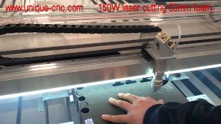 150W laser cutting 50mm foam