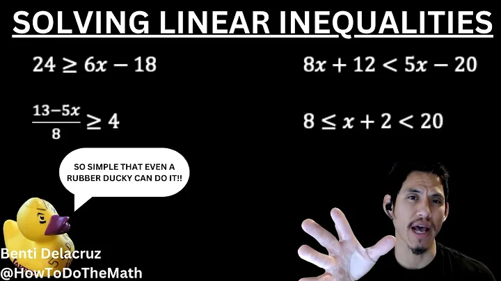 How to Solve Linear Inequalities | (M3 Unit 1 Practice Test)