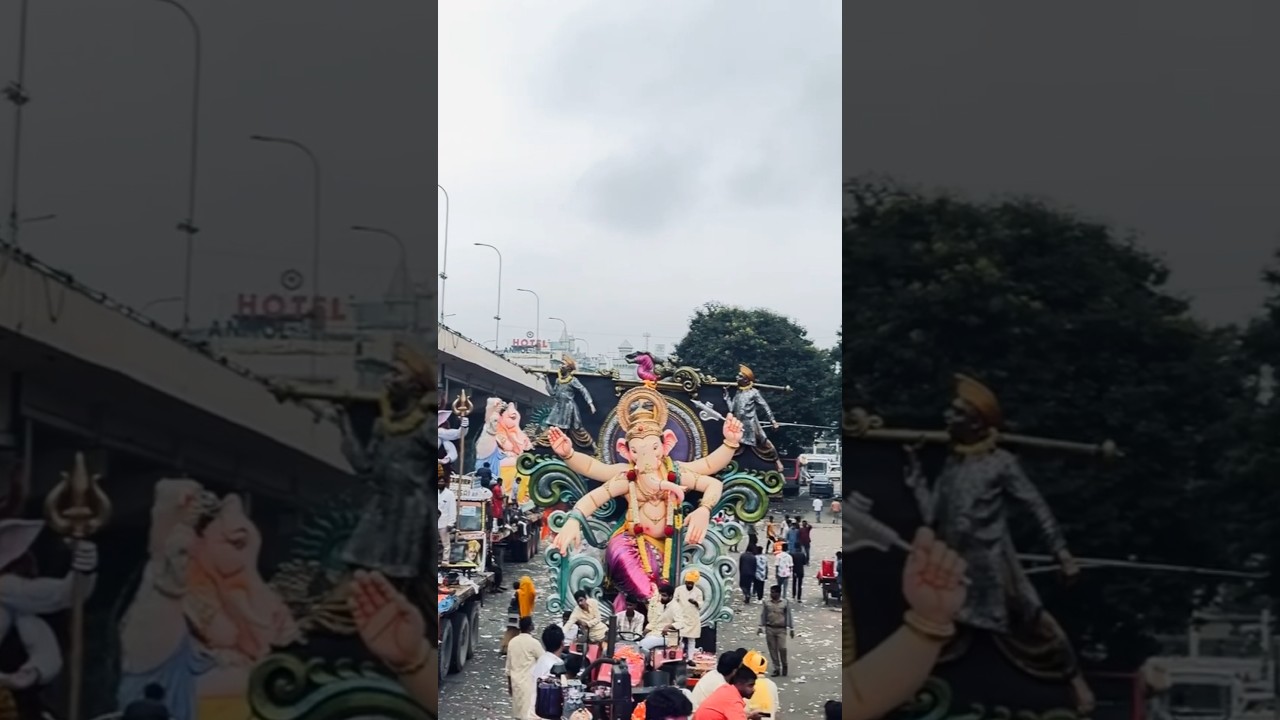 Ganesh Nimajjanam Shobha Yatra at Telangana Secretariat 