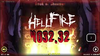 Book of Shadows Slot by NoLimit City - Hellfire BIG WIN screenshot 4