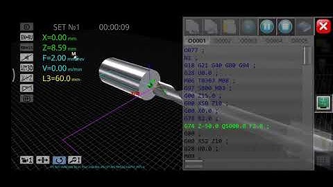 VISUALISING CNC DRILLING CYCLE(G74 CYCLE) with CODE
