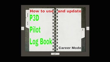 P3DV5 | How to use | Pilot LOGBOOK | default feature of P3D