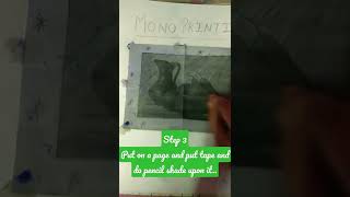 || Mono printing tutorial by me Shruti ❤️❤️ ||