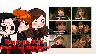 Harry potter react to memes (inspired) | gacha club |