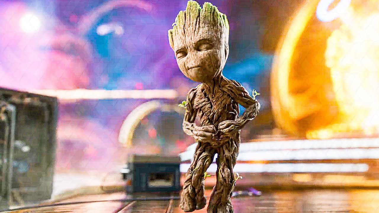 Baby Groot Dancing! - GUARDIANS OF THE GALAXY 2 Movie Clips (2017) 