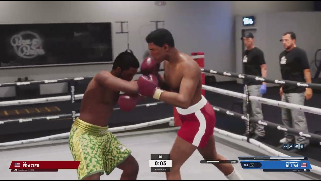 Ali dominated him with real boxing. Undisputed boxing game PS5.
