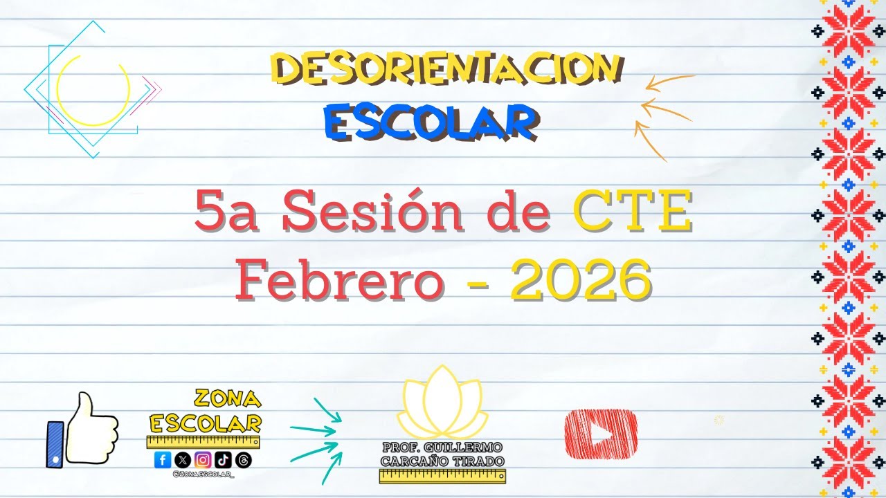 5ta Sesión Ordinaria de CTE 2026