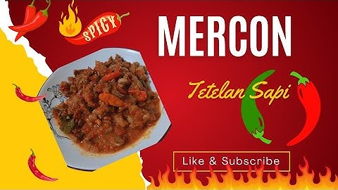 RESEP OSENG MERCON TETELAN SAPI