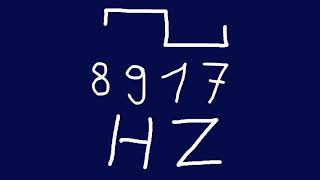 8917 hz square