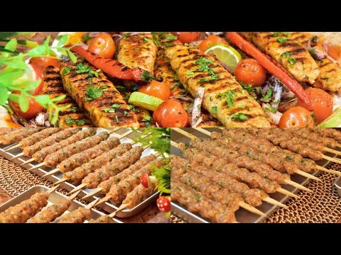 كباب الدجاج المشوي بتتبيله مميزه وابدا مابينشف معكم ويضل معكم متماسك وصفه شهيه بتنافس المطاعم