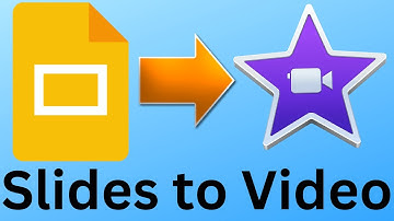 How To Make a Google Slides Presentation into a Video with iMovie