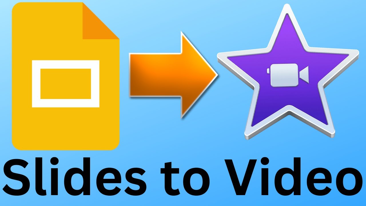 How To Make A Google Slides Presentation Into A Video With IMovie YouTube