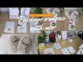 PACKAGING ORDERS D.I.Y | Cute ways to package your orders | Resin Keychains | Small Business Vlog 1