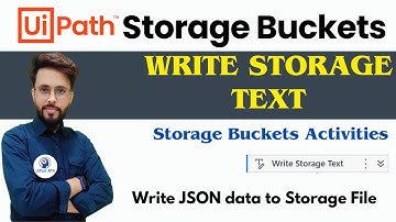 Write Storage Text Activity UiPath | UiPath Storage Buckets | #UiPathRPA
