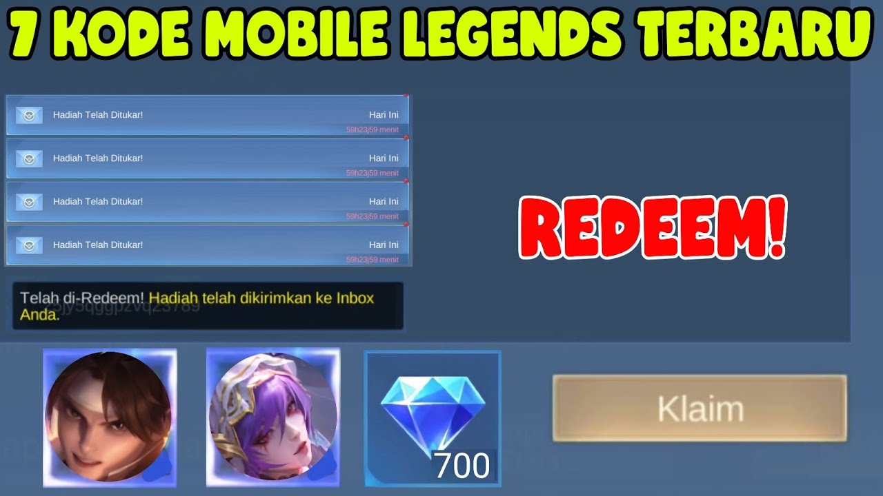 7 KODE REDEEM ML TERBARU - KODE REDEEM MOBILE LEGENDS - KODE REDEEM ML ...