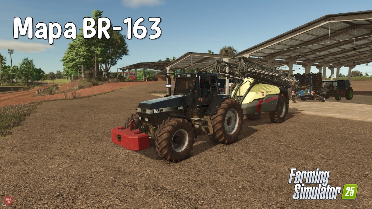 Dia de muito trabalho | Mapa BR-163 | Farming Simulator 25 | Time lapse