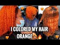 I DYED MY NATURAL HAIR ORANGE 2020 | Kelsea Raé