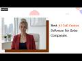 Best AI Call Center Software for Solar Companies
