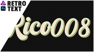 How to Create an Retro Text in Affinity Photo or Photoshop | Tutorial