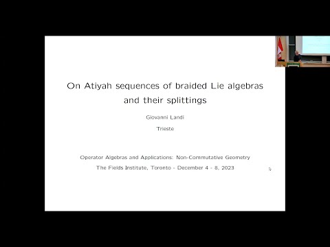 On Atiyah Sequences Of Braided Lie Algebras And Their Splittings 