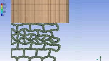 ANSYS Explicit Dynamics Crush Honeycomb