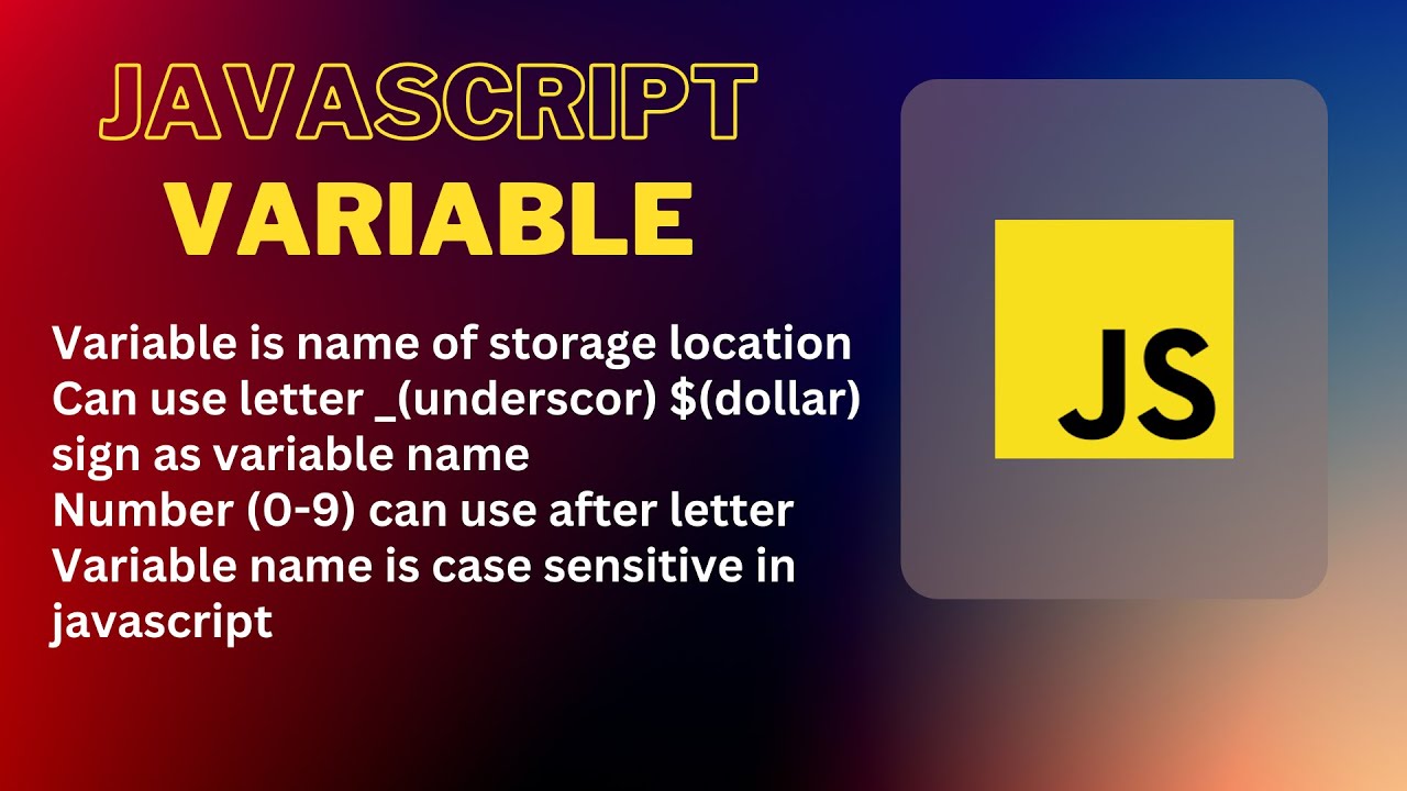 Mastering JavaScript Variables: Types, Declaration, and Best Practices ...
