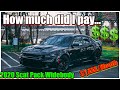 HOW MUCH DO I PAY A MONTH for my 2020 DODGE CHARGER SCAT PACK WIDEBODY...(EXPENSIVE)..| KNOCKOUT360