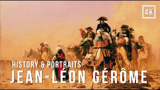 4K Classical Art Gallery | Jean-Léon Gérôme: European History & Portraits | Peaceful Music