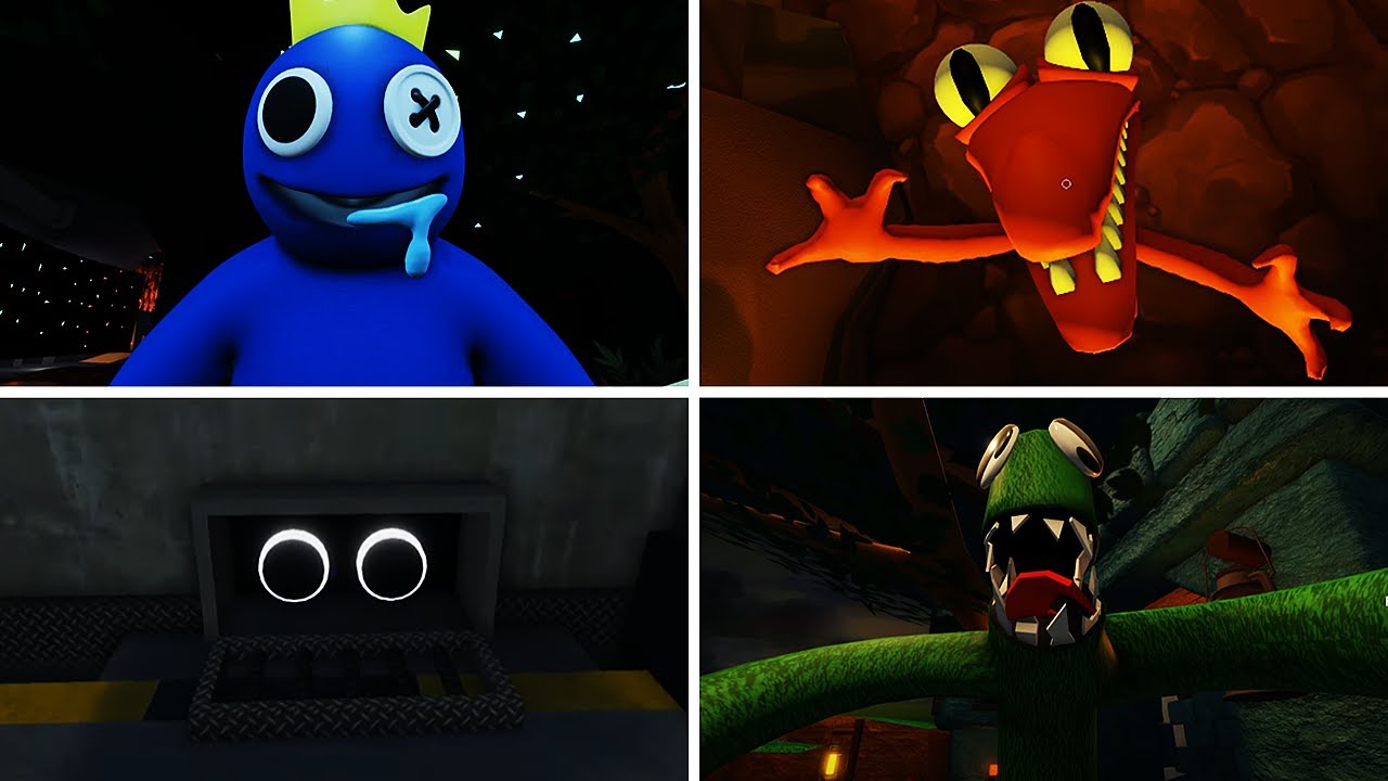 Rainbow Friends characters, jumpscares, and more