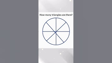 How many triangles do you see? 🎯