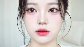 최애템들로 하는 울먹 체리 메이크업🍒 요즘 맨날 이러고 다님〰️