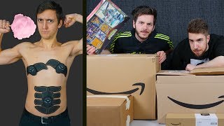 MEGA UNBOXING: ELETTROSTIMOLATORE & MACCHINA DELLO ZUCCHERO FILATO 😂!