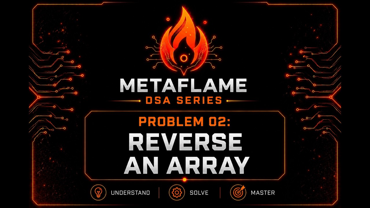 Reverse an Array 🔥 | Java DSA in Tamil - YouTube