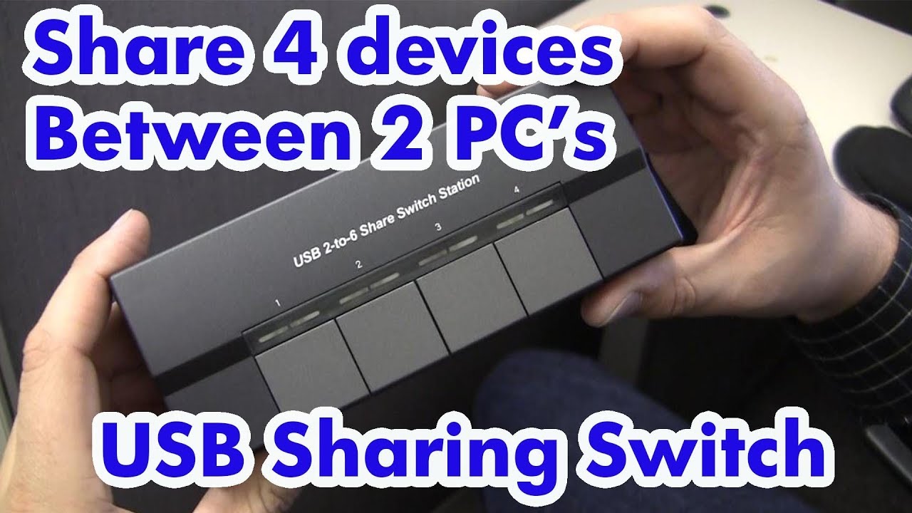 Plugable USB 3.0 Sharing Switch for One-Button Swapping of USB Device or  Hub Between Two Computers (A\B Switch) 