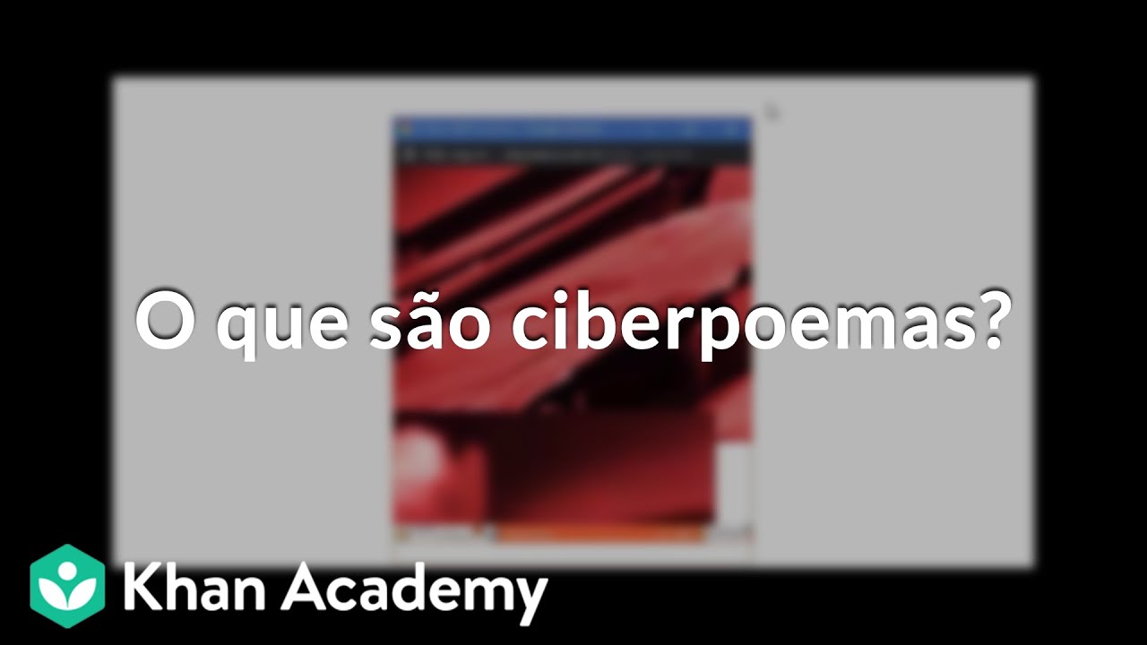 O Que é Ciberpoemas - RETOEDU
