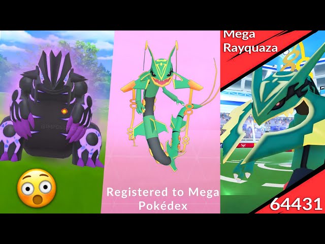 Shiny Rayquaza Registered Pokemon Go