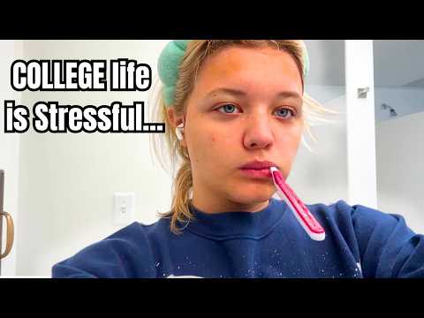 College is STRESSFUL... 😭 My Insane Pre-Med Freshman Weekend
