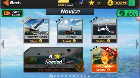 Flight Pilot Simulator 3D Walkthrough Level 2-Level 3 Novice Mission