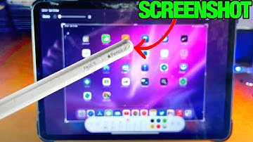 How To Take a ScreenShot on iPad Pro WITH Apple Pencil [SS]