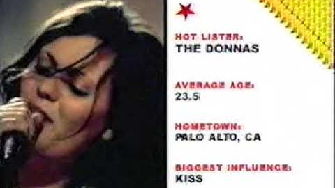 The Donnas - Teen People interview video