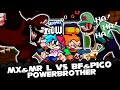FNF | MX &amp; MR L Vs BF &amp; Pico | PowerDown DUET - Mario's Madness V2 | Mods/Gameplay/Cover | Mp3 Song
