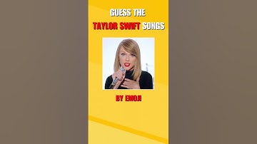 Are you Taylor Swift fan? 🎶 Guess the Taylor Swift Song by Emoji🎸📝